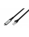 digitus Kabel adapter USB-C - RJ45 Kat. 6A S/FTP, 1 Gbit/s, USB 3.2 Gen1, LSZH, 10m - nr 1