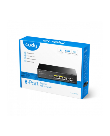 cudy Przełącznik GS1006P 6-Port Gigabit PoE+ Switch 65W nr 2