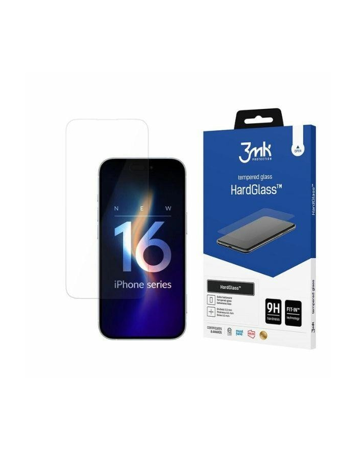 3mk HardGlass iPhone 16 Plus 6,7' szkło hartowane 9H główny