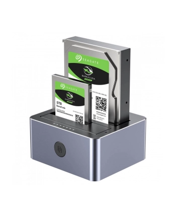 unitek Stacja klonująca dyski 2x 2,5/3,5, CLONE, USB-C 10 Gbps