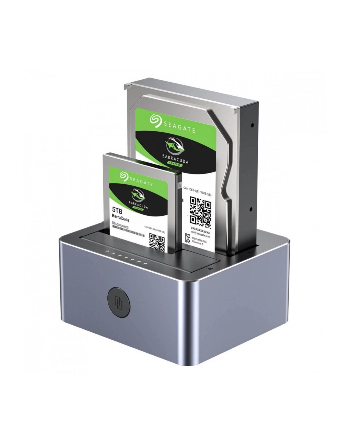 unitek Stacja klonująca dyski 2x 2,5/3,5, CLONE, USB-C 10 Gbps główny