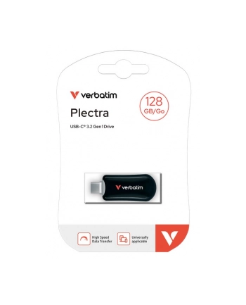 verbatim Pendrive Plectra 128GB USB-C 100MB/s 30225 BK