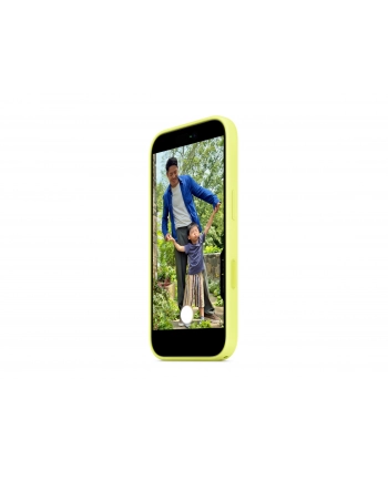 apple Silikonowe etui do iPhone'a 17 z MagSafe Neon Yellow