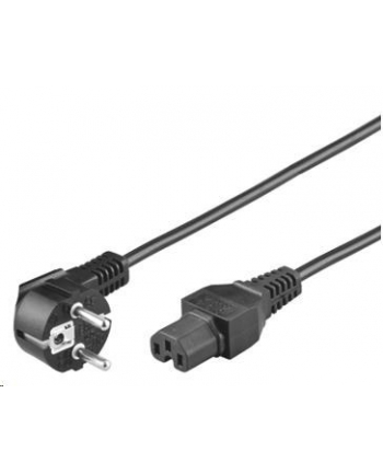 PREMIUMCORD Kabel síťový 230V k počítači 2m IEC 320 C15 konektor s drážkou