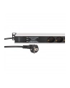 digitus Listwa zasilająca PDU Rack (620mm) z zabezpieczeniem przeciwprzepięciowym + filtr EMI/RFI, 9 gniazd Schuko CEE 7/3 (45 stopni ), kabel 2m wtyk Unischuko CEE - nr 11