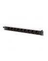 digitus Listwa zasilająca PDU Rack 19', 9 gniazd Schuko CEE 7/3 (45 stopni ), kabel 2m wtyk IEC C20, 16A, aluminiowa - nr 7