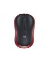 logitech Mysz bezprzewodowa M185 czerwona 910-002237 - nr 2