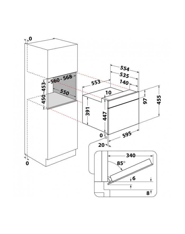 whirlpool Kuchnia mikrofalowa WMW57DHMX główny