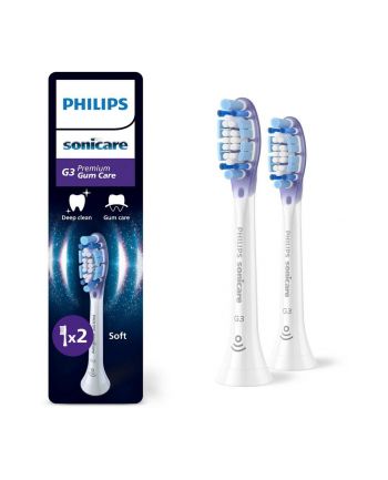 philips Zestaw 2 końcówek Premium Gum HX9052/87