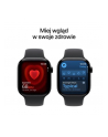 apple Watch Series 11 GPS koperta 42 mm z aluminium w kolorze onyksu, pasek sportowy w kolorze czarnym - rozmiar S/M - nr 5