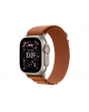 apple Opaska Alpine w kolorze terakoty do koperty 49 mm -  rozmiar L - elementy z tytanu w kolorze naturalnym - nr 5