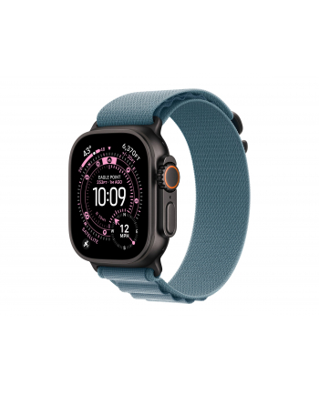 apple Opaska Alpine w kolorze jasnoniebieskim do koperty 49 mm - rozmiar L - elementy z tytanu w kolorze czarnym