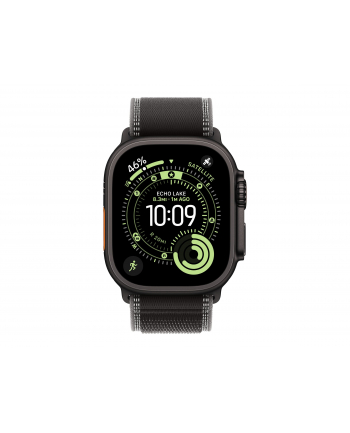 apple Opaska Trail w kolorze czarnym/węgla drzewnego do koperty 49 mm - rozmiar M/L - elementy z tytanu w kolorze czarnym