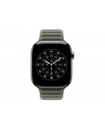 apple Pasek magnetyczny w kolorze brązowej szałwii do koperty 46 mm - rozmiar M/L