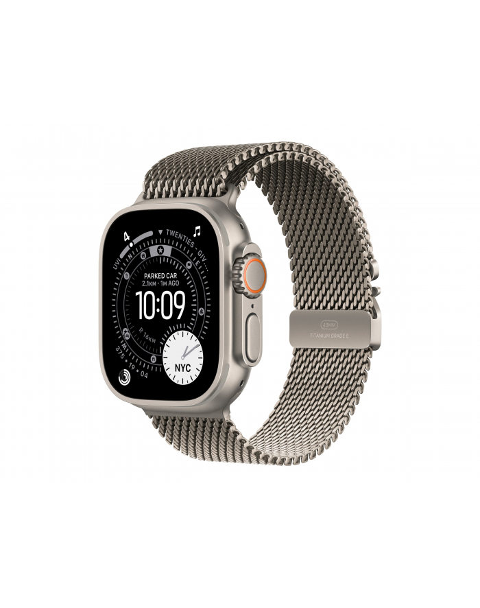 apple Bransoleta mediolańska z tytanu w kolorze naturalnym do koperty 49 mm - rozmiar M główny