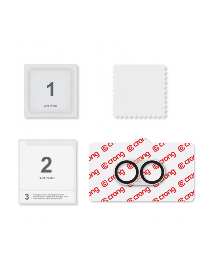 crong Lens Shield - Szkło na aparat i obiektyw iPhone 17 główny