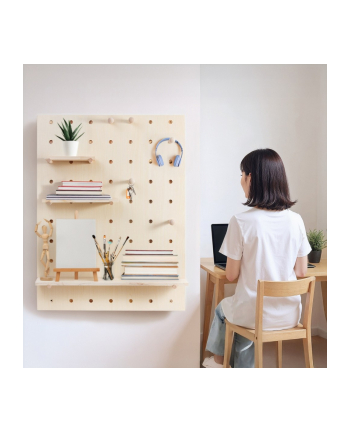 maclean Drewniana tablica organizer MC-131 WD