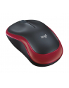 logitech Mysz bezprzewodowa M185 czerwona 910-002237 - nr 1