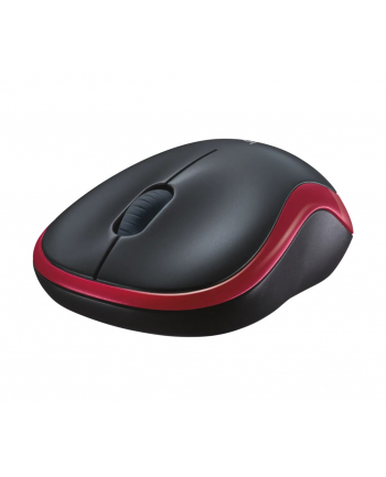 logitech Mysz bezprzewodowa M185 czerwona 910-002237