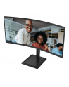 aoc Monitor CU34E4CV 34 cale 120Hz Curved VA HDMIx2 DP RJ45 HAS Głośniki - nr 2