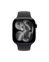 apple Watch Series 11 GPS koperta 46 mm z aluminium w kolorze onyksu, pasek sportowy w kolorze czarnym - rozmiar M/L - nr 2