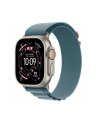 apple Watch Ultra 3 GPS + Cellular 49mm  Koperta 49 mm z tytanu w kolorze naturalnym Opaska Alpine w kolorze jasnoniebieskim - rozmiar S - nr 1