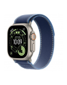 apple Watch Ultra 3 GPS + Cellular, koperta 49 mm z tytanu w kolorze naturalnym, opaska Trail w kolorze niebieskim/jaskrawoniebieskim - rozmiar M/L - nr 1