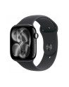 apple Watch Series 11 GPS + Cellular koperta 46 mm z aluminium w kolorze onyksu, pasek sportowy w kolorze czarnym - rozmiar M/L - nr 1