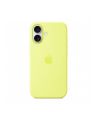 apple Silikonowe etui do iPhone'a 17 z MagSafe Neon Yellow - nr 1