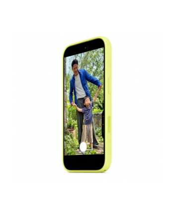 apple Silikonowe etui do iPhone'a 17 z MagSafe Neon Yellow nr 2