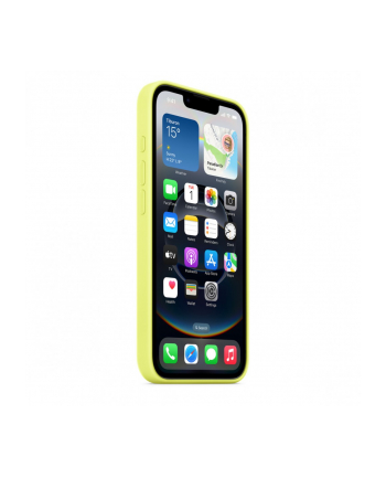 apple Etui silikonowe do iPhonea 16e - neonowy żółty nr 2