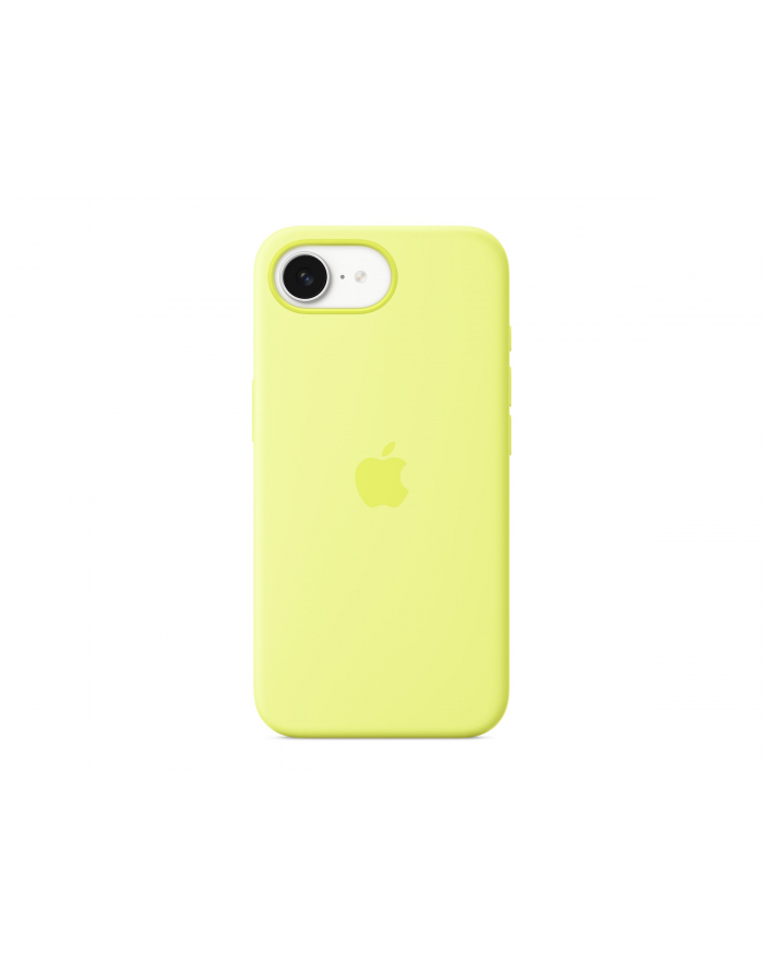 apple Etui silikonowe do iPhonea 16e - neonowy żółty główny