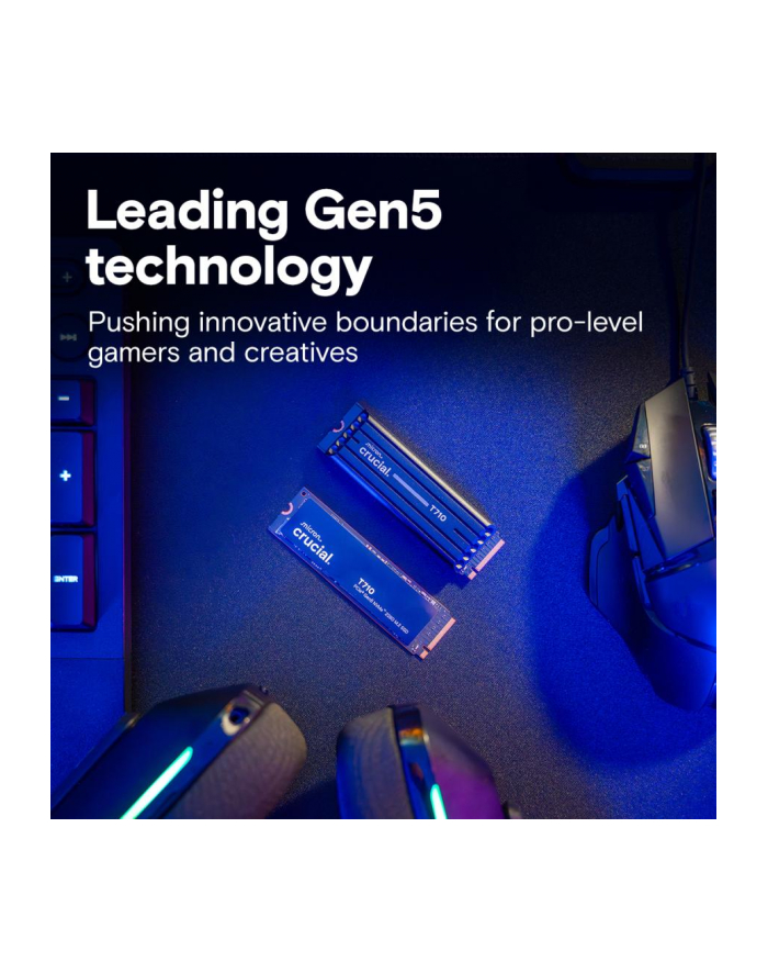 crucial Dysk SSD T710  4TB M.2 NVMe 2280 PCIe 5.0 14500/13800 radiator główny