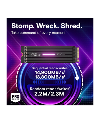 crucial Dysk SSD T710  4TB M.2 NVMe 2280 PCIe 5.0 14500/13800 radiator nr 2