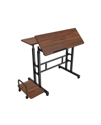 maclean Mobilne biurko regulowane MC-124 B max 50kg, regulacja wysokości 67-115 cm, blat 80x60 cm