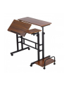 maclean Mobilne biurko regulowane MC-124 B max 50kg, regulacja wysokości 67-115 cm, blat 80x60 cm - nr 8