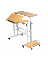 maclean Mobilne biurko regulowane MC-124 W regulacja wysokości 67-115cm, max 50kg, blat 80x60 cm - nr 8