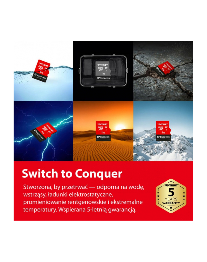patriot Karta microSDXC 1TB Express 800/600MB/s Nintendo Switch 2 główny
