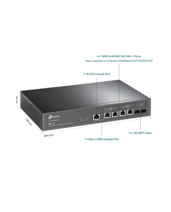 tp-link Przełącznik SX3206HPP 6x10GE (4xPoE++)