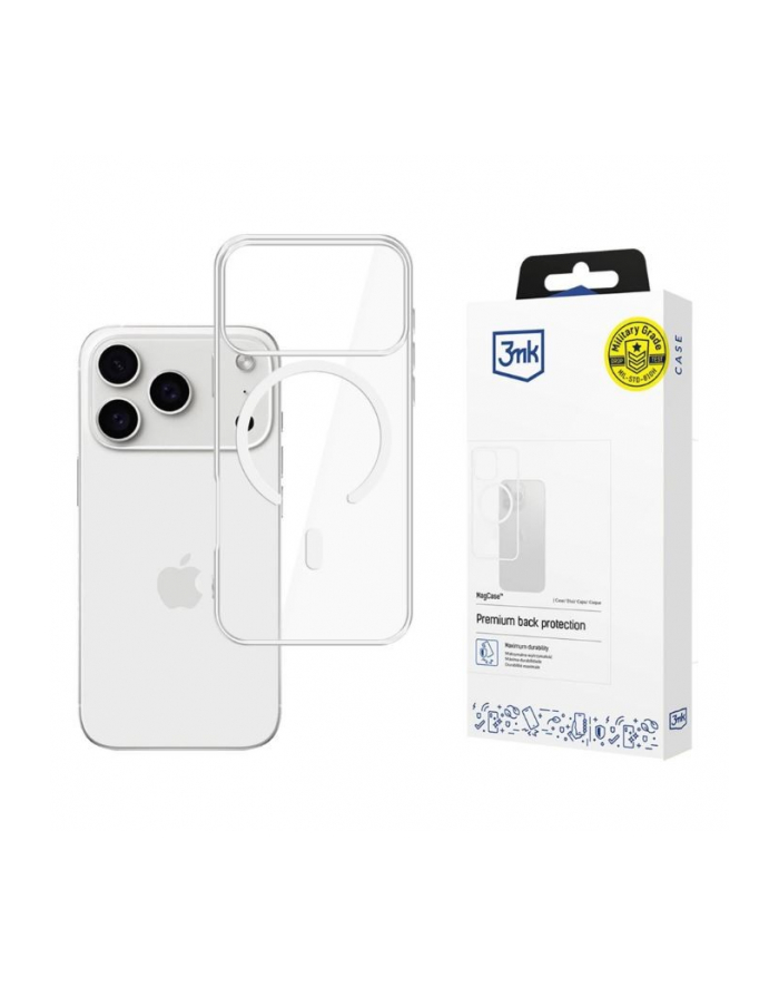 3mk Etui Armor MagCase do Apple iPhone 17 Pro Max Przezroczyste główny