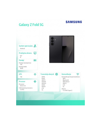 samsung Smartfon Galaxy Z Fold 7 DualSIM 5G 16GB/1TB czarny