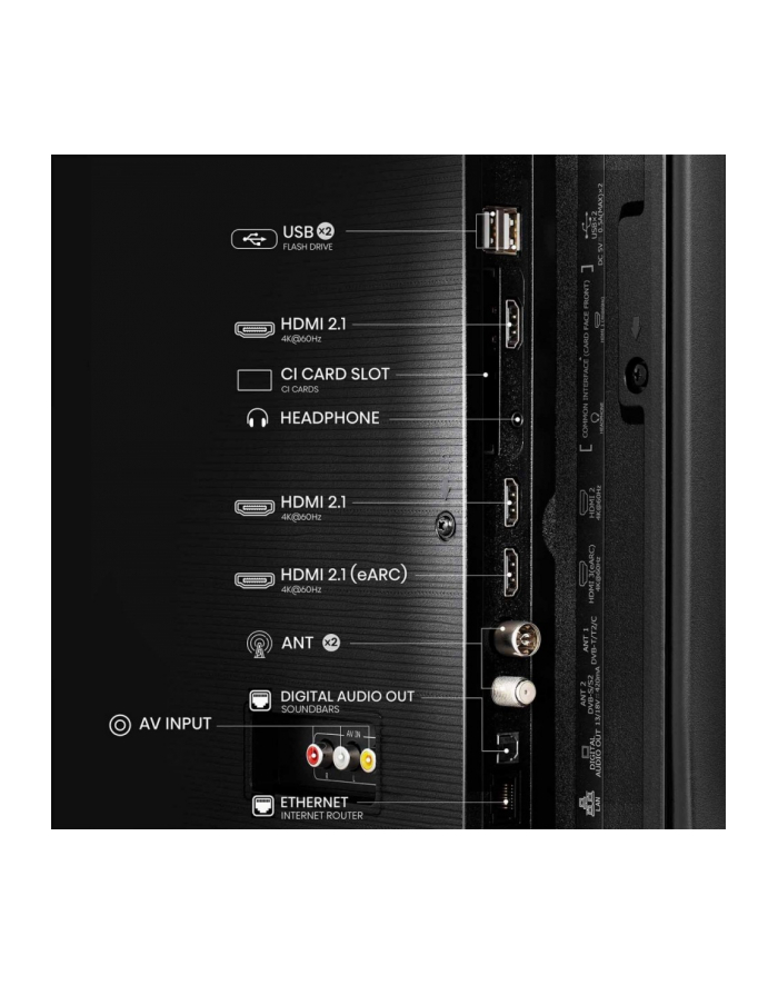 hisense Telewizor QLED 55 '' 55E7Q główny