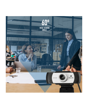 NGS XpressCam720 kamera internetowa 1280 x 720 px USB 2.0 Czarny, Szary, Srebrny nr 1