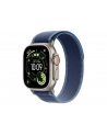 apple Opaska Trail w kolorze niebieskim/jaskrawoniebieskim do koperty 49 mm - rozmiar M/L - elementy z tytanu w kolorze naturalnym - nr 5