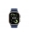 apple Opaska Trail w kolorze niebieskim/jaskrawoniebieskim do koperty 49 mm - rozmiar M/L - elementy z tytanu w kolorze naturalnym - nr 6