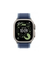 apple Opaska Trail w kolorze niebieskim/jaskrawoniebieskim do koperty 49 mm - rozmiar M/L - elementy z tytanu w kolorze naturalnym - nr 8