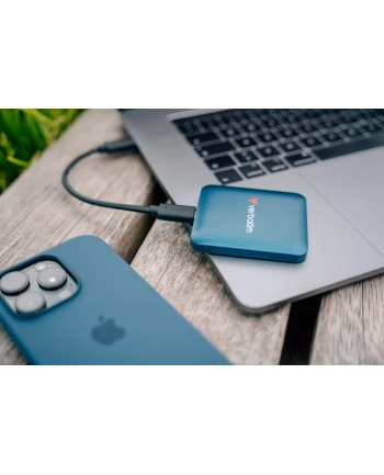 verbatim Dysk zewnętrzny SnapBack Magnetic SSD Blue MagSave 1TB Apple ProRes 4K 60kl/s