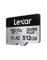 lexar Karta pamięci microSD 512GB C10 A2 U3 V30 205/150MB/s Silver Plus - nr 10