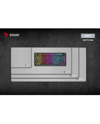 Podkładka 900 x 400 x 3 mm Turbo Dynamic Grey Edition XL SAVIO nr 1