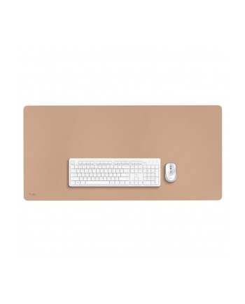 trust Podkładka na biurko BENYA XXL beżowa nr 1